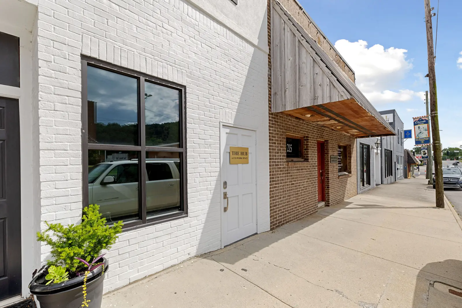 Street entrance on 2nd Ave E, downtown Oneonta